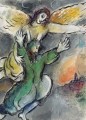 Moise segnet die Kinder Israels den Zeitgenossen Marc Chagall